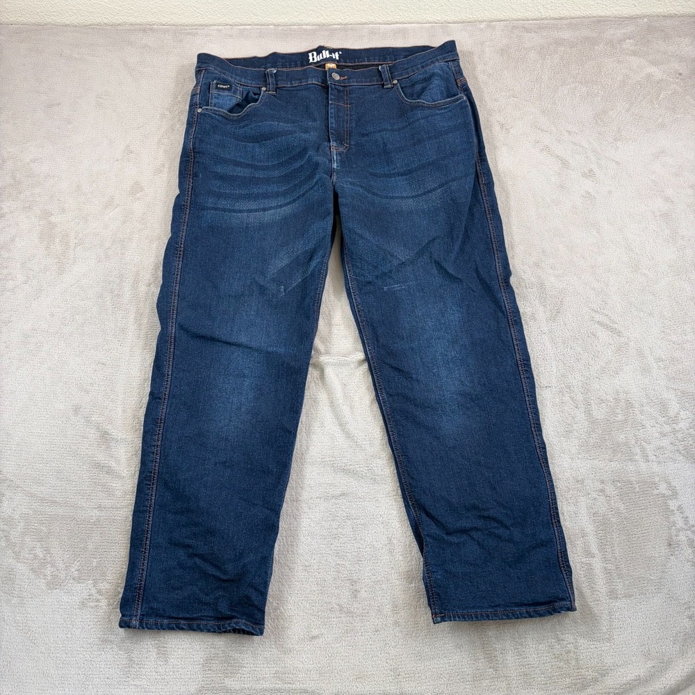 Bull-It‎ Black Motorcycle Jeans Men 38x29 Blue Straight Leg Covec Lining Ride